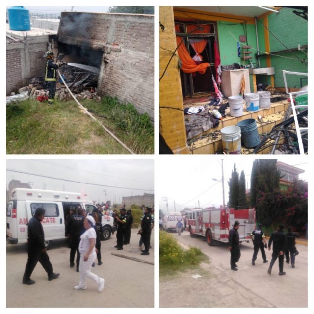 Fallece una persona a causa de explosión de pirotecnia en Ixtapaluca