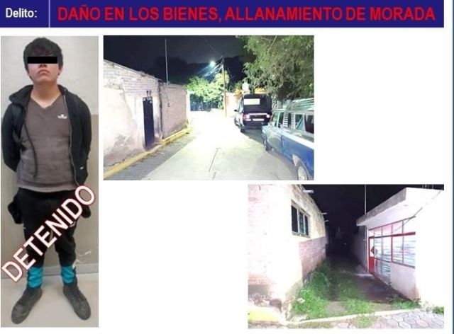 Cae "El Erick" por portación de arma prohibida, con ella amenazó de muerte a vecino de Texcoco 