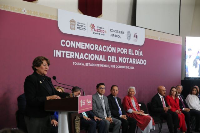 Ahorran mexiquenses 27 millones de pesos con servicios notariales y jurídicos gratuitos: Delfina Gómez 