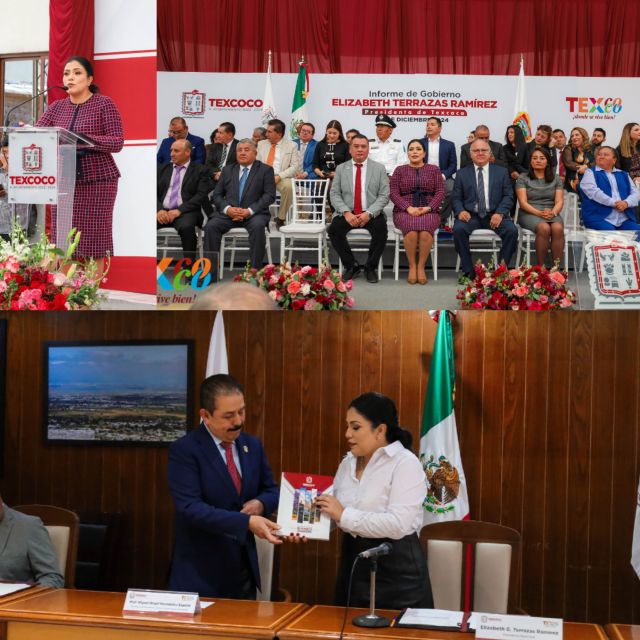 Elizabeth Terrazas Ramírez presentó el tercer informe de gobierno de Texcoco 