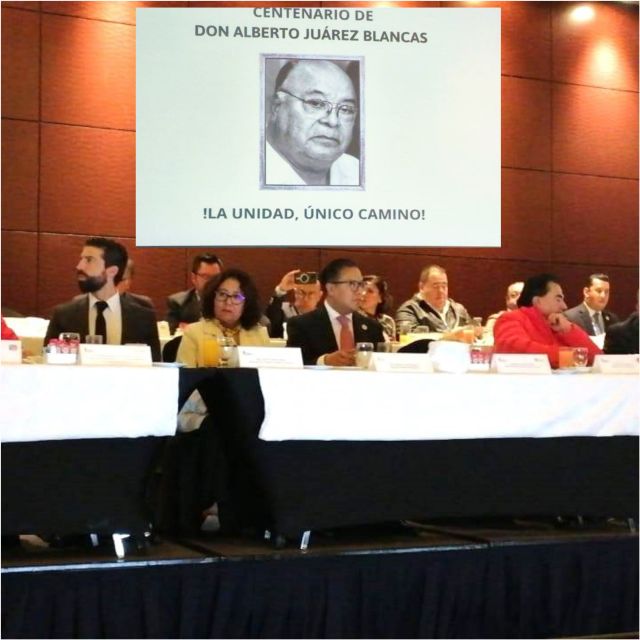 JUÁREZ BLANCAS ES RECORDADO EN CDMX POR SINDICALISTAS