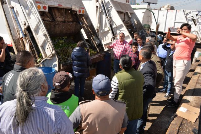 Supervisa Secretaría del Medio Ambiente procesos para el correcto manejo de residuos en Central de Abasto de Ecatepec