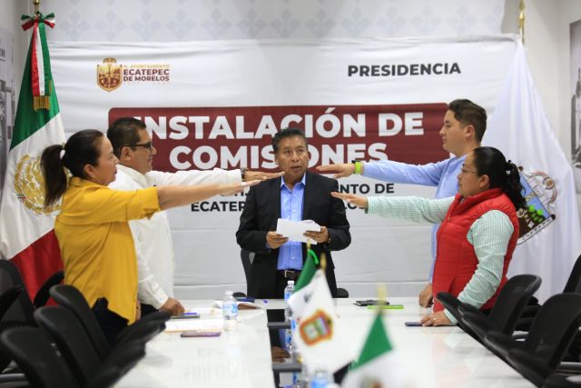 Gobierno de Ecatepec instala Comisiones Edilicias para continuar con el cambio con honestidad