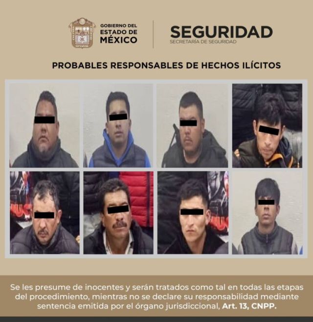 Capturan a 8 posibles implicados y un menor en asesinato de regidor de Texcoco