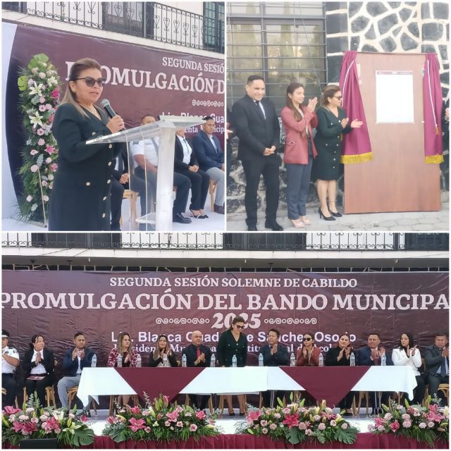 Al margen de la ley nada, por encima de la ley nadie", advierte alcaldesa de Acolman