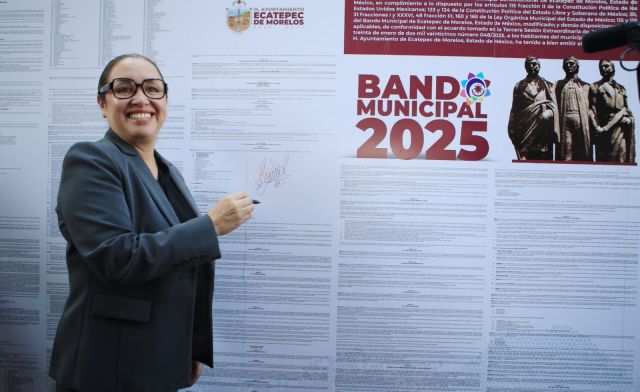 Presenta Azucena Cisneros cinco Bandos para la Gobernanza y Paz Social de Ecatepec 