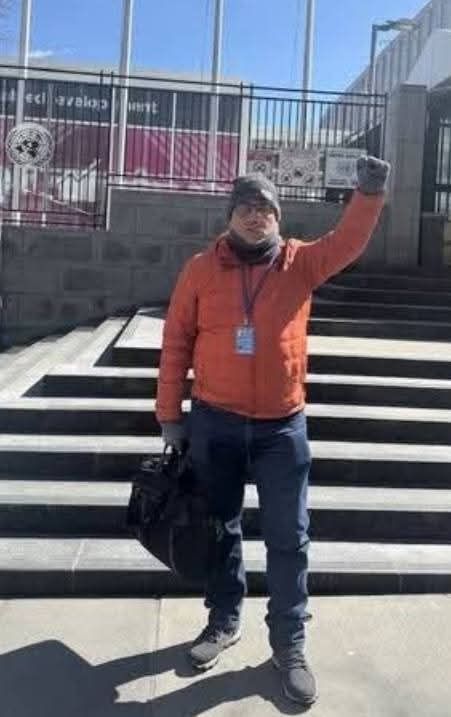 José Humbertus Pérez Espinoza lleva denuncias de violaciones a derechos humanos ante la ONU