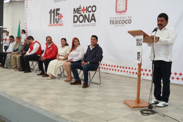 ANUNCIA EL GOBIERNO MUNICIPAL DE TEXCOCO DONACIÓN DE TERRENO PARA LA CRUZ ROJA