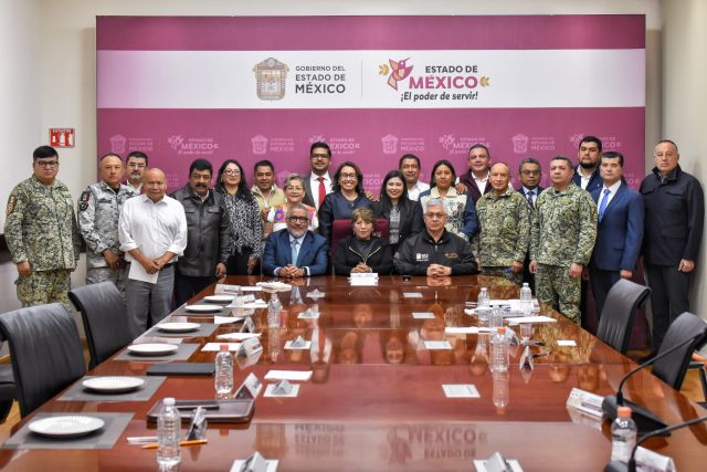 Gobernadora Delfina Gomez encabeza reunión ’Estrategia Operativa Oriente’ con alcaldes de la región 