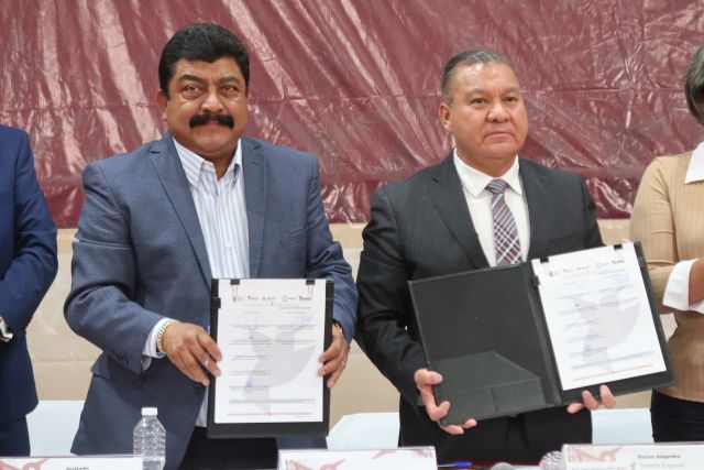 Gobierno de Texcoco y de la región Zumpango firman convenio de control de crecimiento urbano 