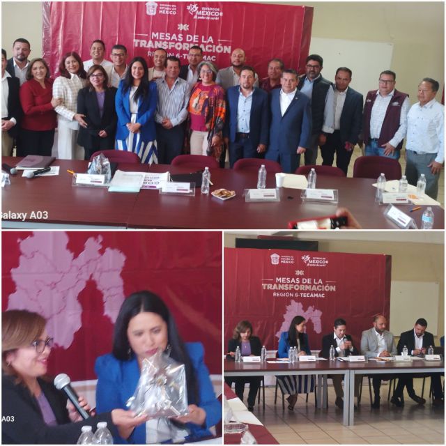Encabeza Acolman Primera Sesión de "Las Mesas de la Transformación de la Región 6"