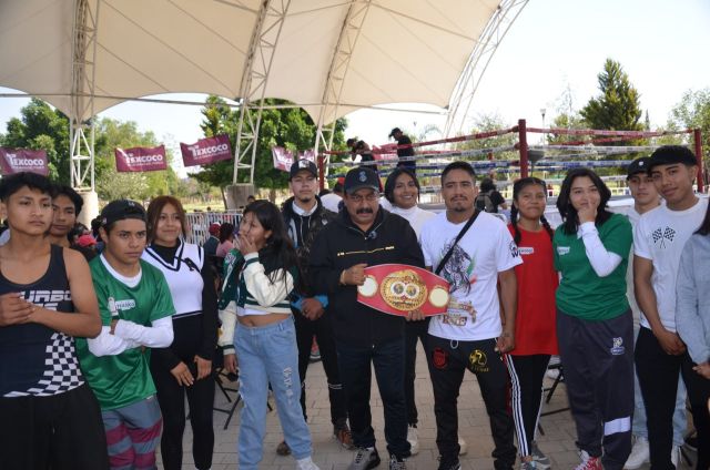 TEXCOCO SE SUMÓ A LA CLASE DE BOX NACIONAL Y ESTATAL CON CLASE Y ACONDICIONAMIENTO A LOS TEXCOCANOS