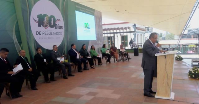 Rinde Presidente Municipal de Ozumba Ricardo Valencia Valencia informe de "Los 100 Días de Resultados​"