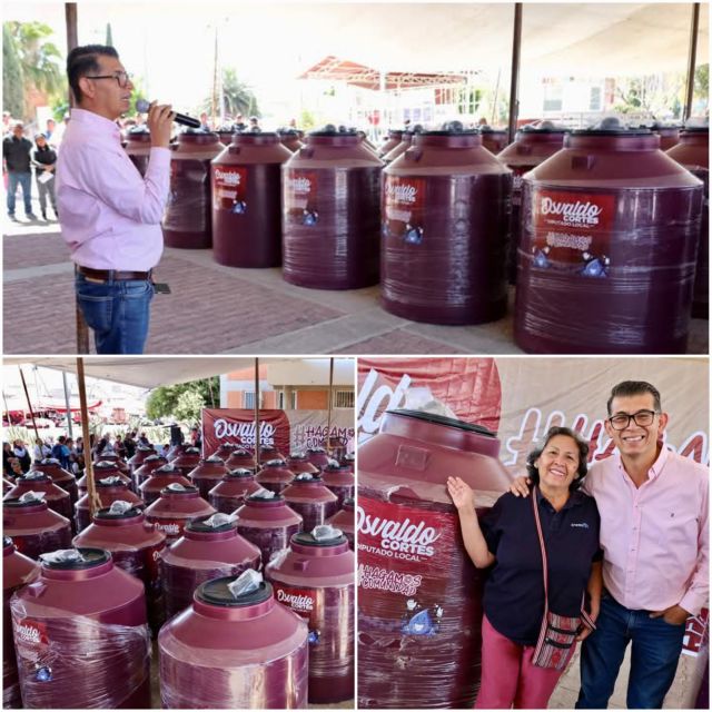 Arranca el programa "Tinacos a bajo costo" en Real del Valle
