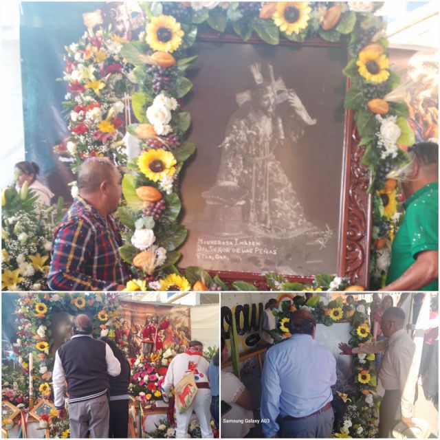 Fervor y devoción en el recibimiento del Señor de las Peñas en Magdalena Panoaya