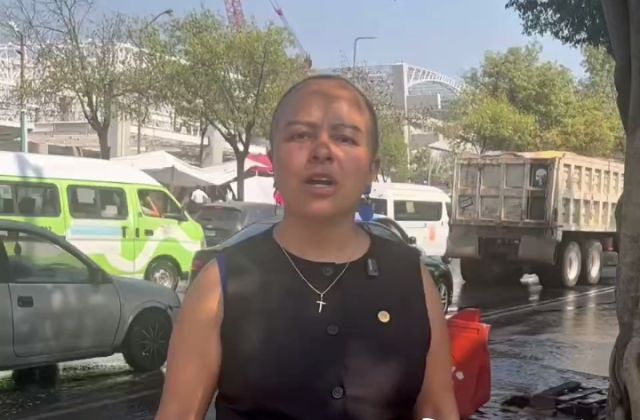 LIZ SALGADO EXIGE REPARACIÓN DE FUGA DE AGUA Y QUE SE EXPLIQUE SI ES A CONSECUENCIA DE LAS OBRAS DE LA LÍNEA 12 Y DEL TREN INTERURBANO