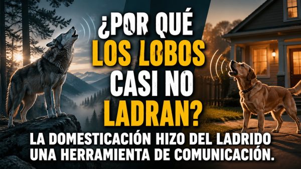 ¿Porque los lobos casi no ladran?