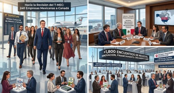 CANADÁ REUNIRÁ A 1,800 FIRMAS MEXICANAS PARA FORTALECER RELACIÓN BILATERAL
