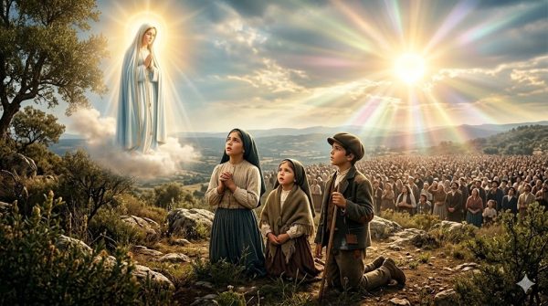 Hoy día de la virgen de Fátima